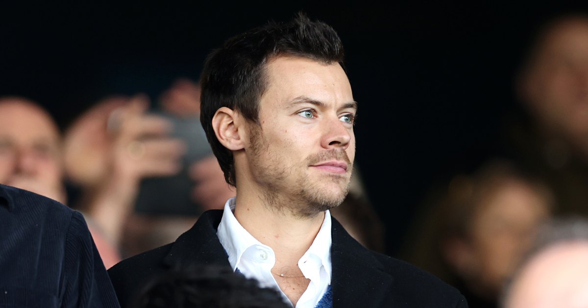 Harry Styles Shows How His Hair Is Growing Out During Soccer Game