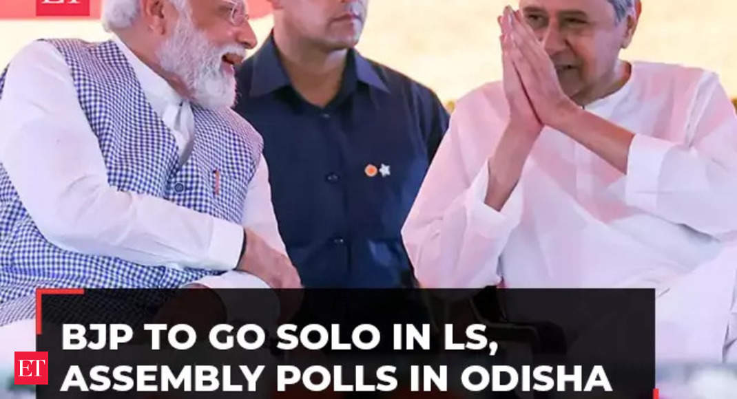 BJP to go solo in Lok Sabha, Assembly Polls in Odisha: Aparajita Sarangi – The Economic Times Video