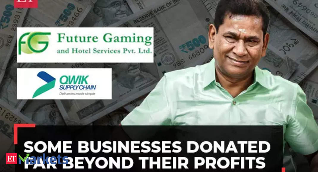 Electoral Bonds: These companies donated way higher than their profits – The Economic Times Video