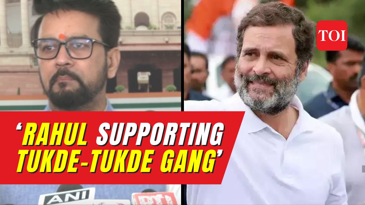“Only supporters of ‘Tukde-Tukde’ gang can think of dividing, killing Bharat Mata,” Anurag Thakur | News