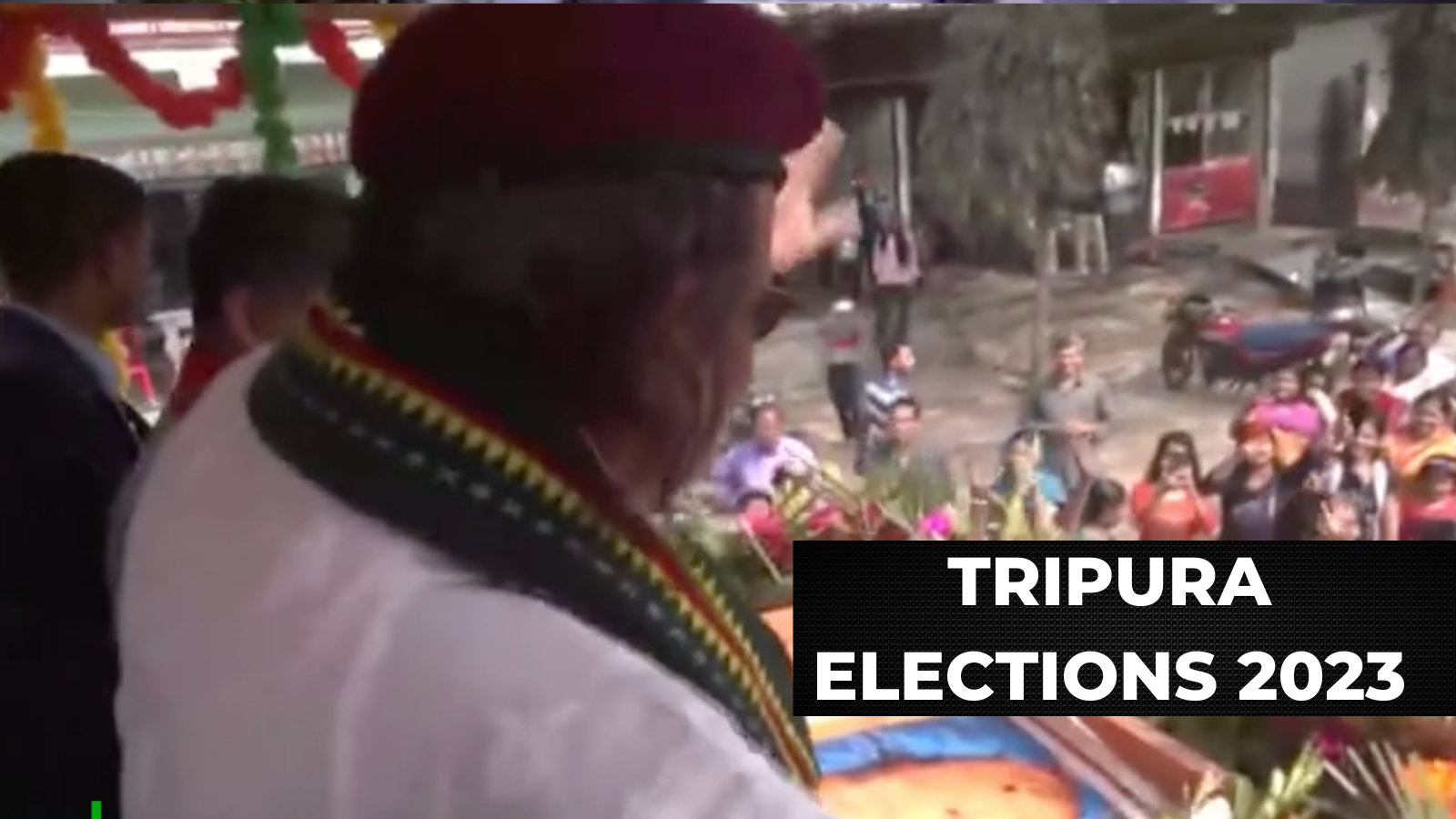 mithun chakraborty: Tripura elections 2023: BJP leader Mithun Chakraborty holds road show | Assembly Elections