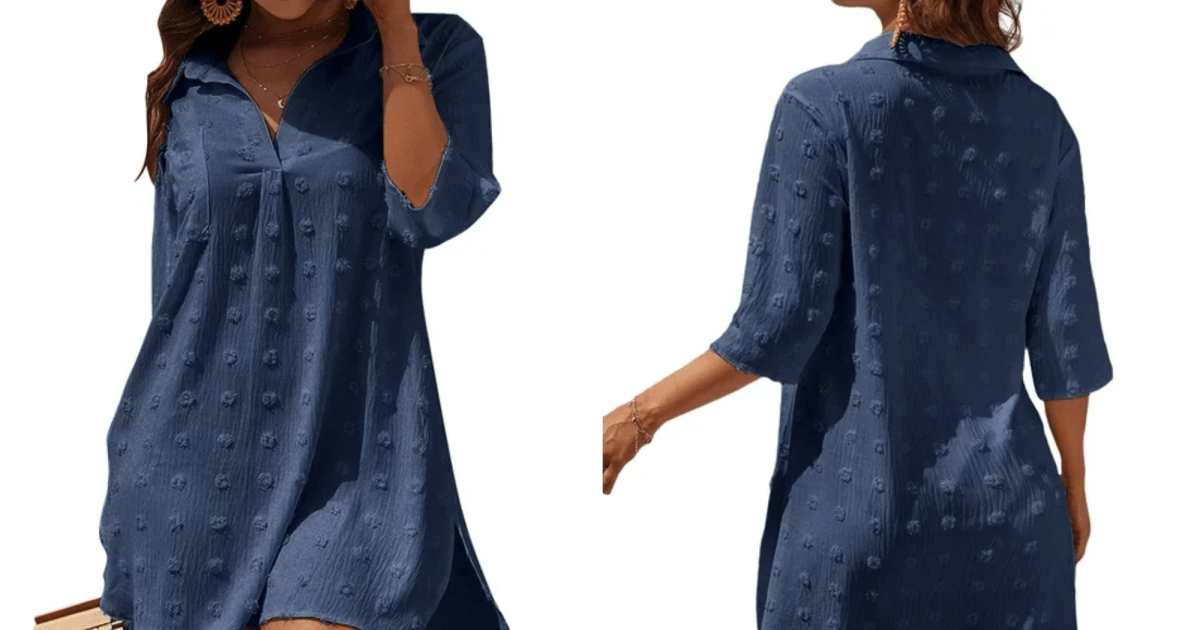 Relax Outside the Water This This Super Chic Swimsuit Coverup